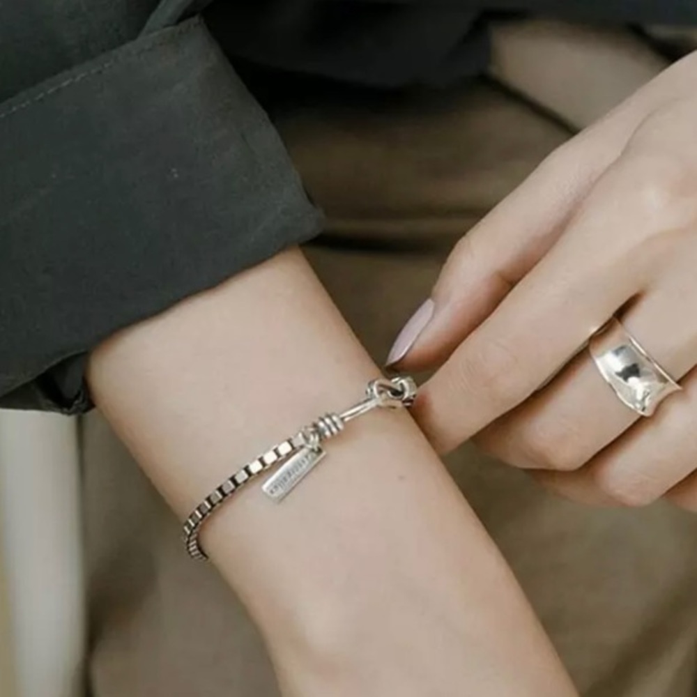 925 STERLING SILVER BRACELET - Picture 4 of 5